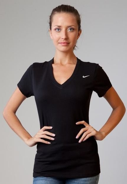 Camiseta Slim Preta - Marca Nike