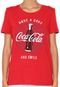 Camiseta Coca-Cola Jeans Reta Estampada Vermelha - Marca Coca-Cola Jeans