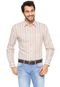 Camisa Perry Ellis Listra Bege - Marca Perry Ellis