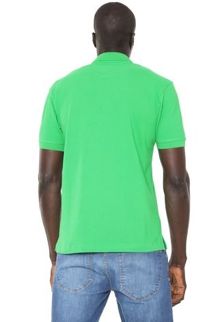 Camisa Polo U.S. Polo Reta Logo Verde