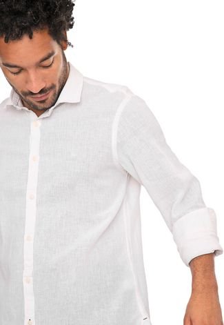 Camisa Yacht Master Slim Lisa Off-white