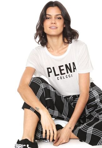 Camiseta Colcci Plena Off-white
