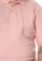 Camisa Polo Rovitex Plus Reta Bolso Rosa - Marca Rovitex Plus
