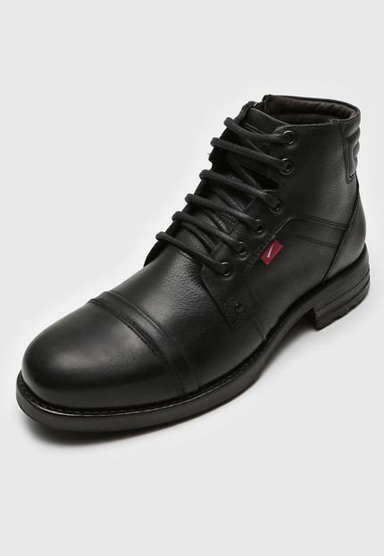 Bota Ferracini Recortes Preto - Marca Ferracini