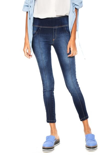 Calça Jeans Disparate Skinny Nervuras Azul - Marca Disparate