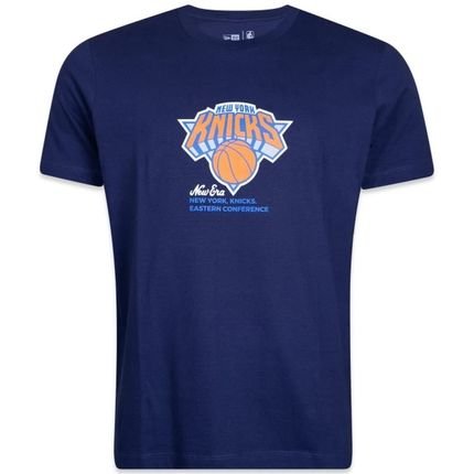 Camiseta New Era Regular New York Knicks Logo History - Marca New Era
