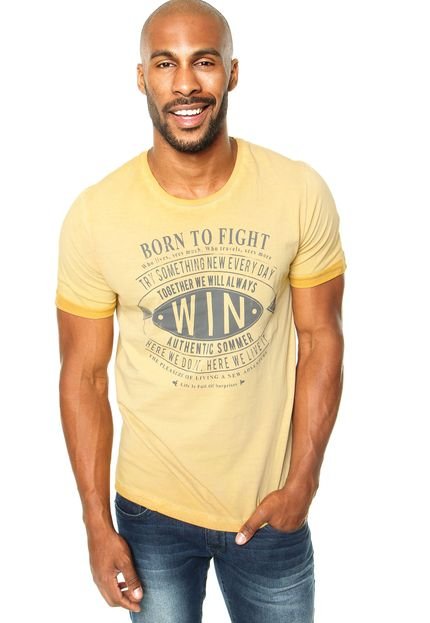 Camiseta Sommer Born To Fight Amarela - Marca Sommer