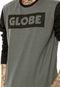 Camiseta Globe Logo Cinza/Preta - Marca Globe