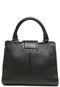 Bolsa Lady Like Couro Jorge Bischoff Tag Preta - Marca Jorge Bischoff