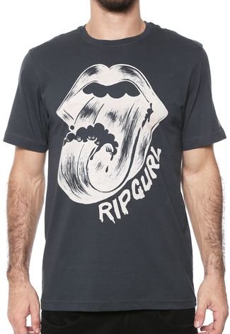 Camiseta Rip Curl Rolling Wave Grafite
