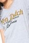 Camiseta Von Dutch Lettering Cinza - Marca Von Dutch 