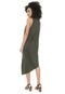 Vestido Lez a Lez Midi Lace Up Verde - Marca Lez a Lez