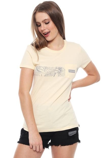 Camiseta Hurley Damino Stripe Amarela - Marca Hurley