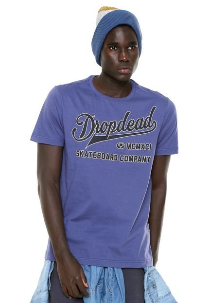 Camiseta Drop Dead Dd-Label Azul - Marca Drop Dead
