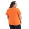 Camiseta Feminina T-shirt Plus Size Borboleta Estampada Camisa Blusa - Laranja - Marca Gugi