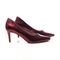 Sapato Scarpin Feminino Deise Bico Fino Salto Baixo  Bordo - Marca Pé Vermelho Calçados