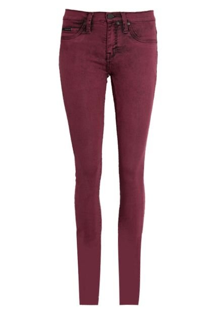 Calça Jeans Skinny Spikes Vinho - Marca Calvin Klein Jeans