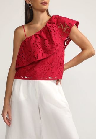 Blusa Blanca - Vermelho - Comprar em Letslo