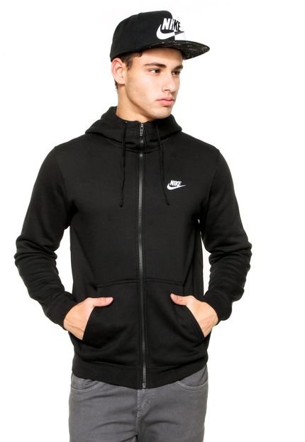 Moletom Aberto Nike Hoodie Preto - Marca Nike Sportswear