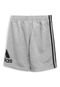 Short adidas Performance Infantil Logo Cinza - Marca adidas Performance