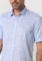 Camisa Aramis Slim Xadrez Azul - Marca Aramis