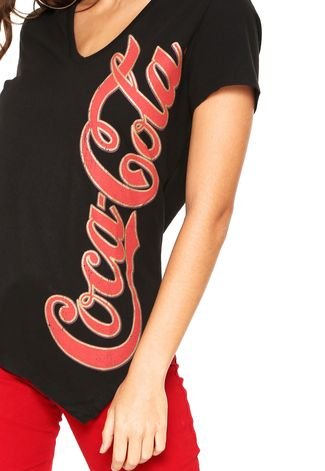 Camiseta Coca Cola Logo Preta