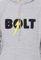 Moletom Lightning Bolt Application Bolt Cinza - Marca Lightning Bolt