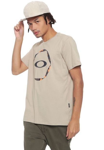 Camiseta Oakley Mod Hex Camo Bege - Marca Oakley