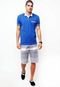 Camisa Polo M. Officer Style Azul - Marca M. Officer