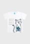 Camiseta Kamylus Infantil Lettering Branca - Marca Kamylus