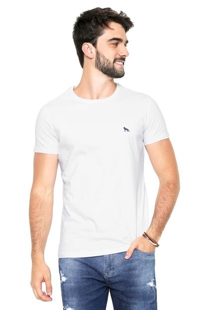 Camiseta Acostamento Lobo Branca - Marca Acostamento