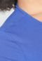 Camiseta Malwee Slim Lisa Azul - Marca Malwee