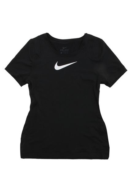 Camiseta Nike Menina Lisa Preta - Marca Nike