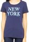 Camiseta Tommy Hilfiger Lic New York Tee Azul - Marca Tommy Hilfiger