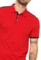 Camisa Polo Calvin Klein Slim Vermelha - Marca Calvin Klein