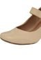 Scarpin Crysalis Bico Quadrado Luna Verniz Soft Bege - Marca Crysalis