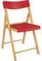 Cadeira Potenza Verniz C/ Vermelho Tramontina - Marca Tramontina