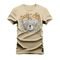 Camiseta Plus Size Estampada Confortável Premium Macia Urso Ponty Cry - Bege - Marca Nexstar