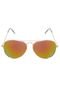 Óculos de Sol FiveBlu Aviador Lente Espelhada Dourado - Marca FiveBlu