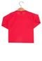 Camiseta Carinhoso Lisa Vermelha - Marca Carinhoso