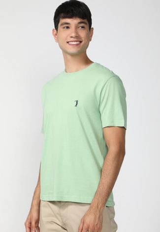 Camiseta Aleatory Logo Bordado Verde