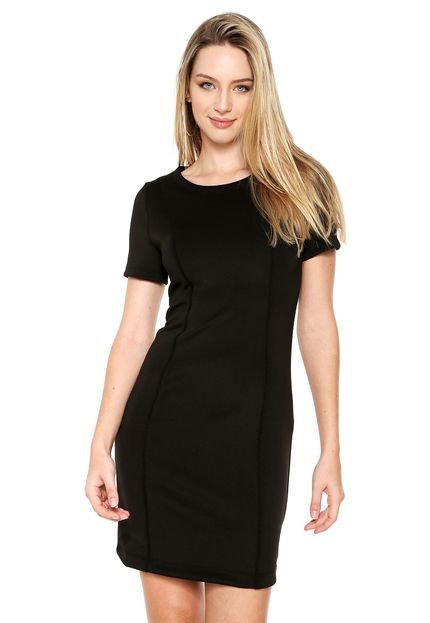 Vestido Ellus Curto Slim Preto - Marca Ellus