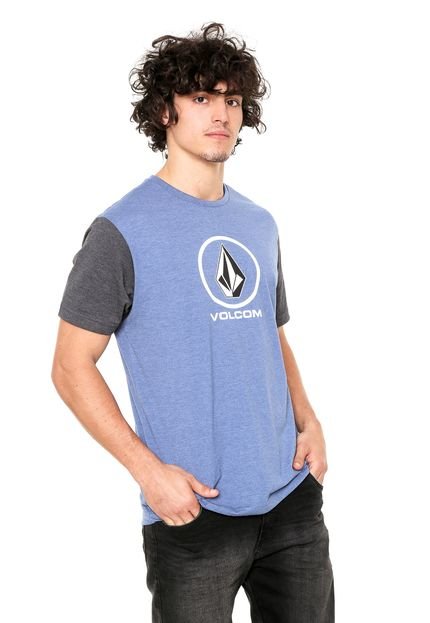 Camiseta Volcom New Circle Azul - Marca Volcom
