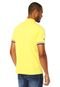 Camisa Polo Colcci Brasil Bordado Amarela - Marca Colcci