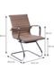 Cadeira Office Eames Esteirinha Fixa Caramelo OR Design - Marca Ór Design