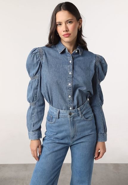 Camisa Jeans Levis Zuma Chinched Azul - Marca Levis