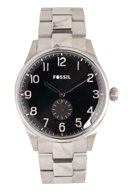 Relógio Fossil FS4851/0BN Prata - Marca Fossil