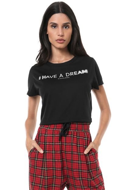 Camiseta Cropped Cavalera Dream Preta - Marca Cavalera