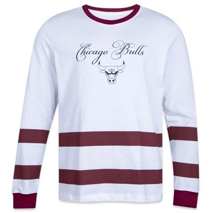 Camiseta New Era Manga Longa Chicago Bull NBA Classic - Marca New Era