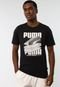 Camiseta Puma Graphic Sneaker Layers Preta - Marca Puma